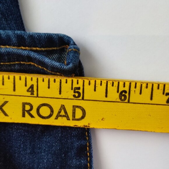 GAP Denim jeans straight leg mid-rise blue women's 28 regular - Picture 12 of 13